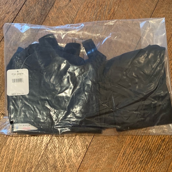 Free People | Streamline Bodysuit in Black - Picture 4 of 4